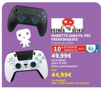 MANETTE SANS FIL PS5 FREAKS&GEEKS