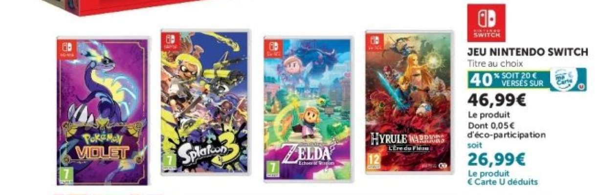 Jeu Nintendo Switch