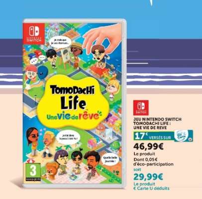 Jeu Nintendo Switch Tomodachi Life : Une Vie de Rêve