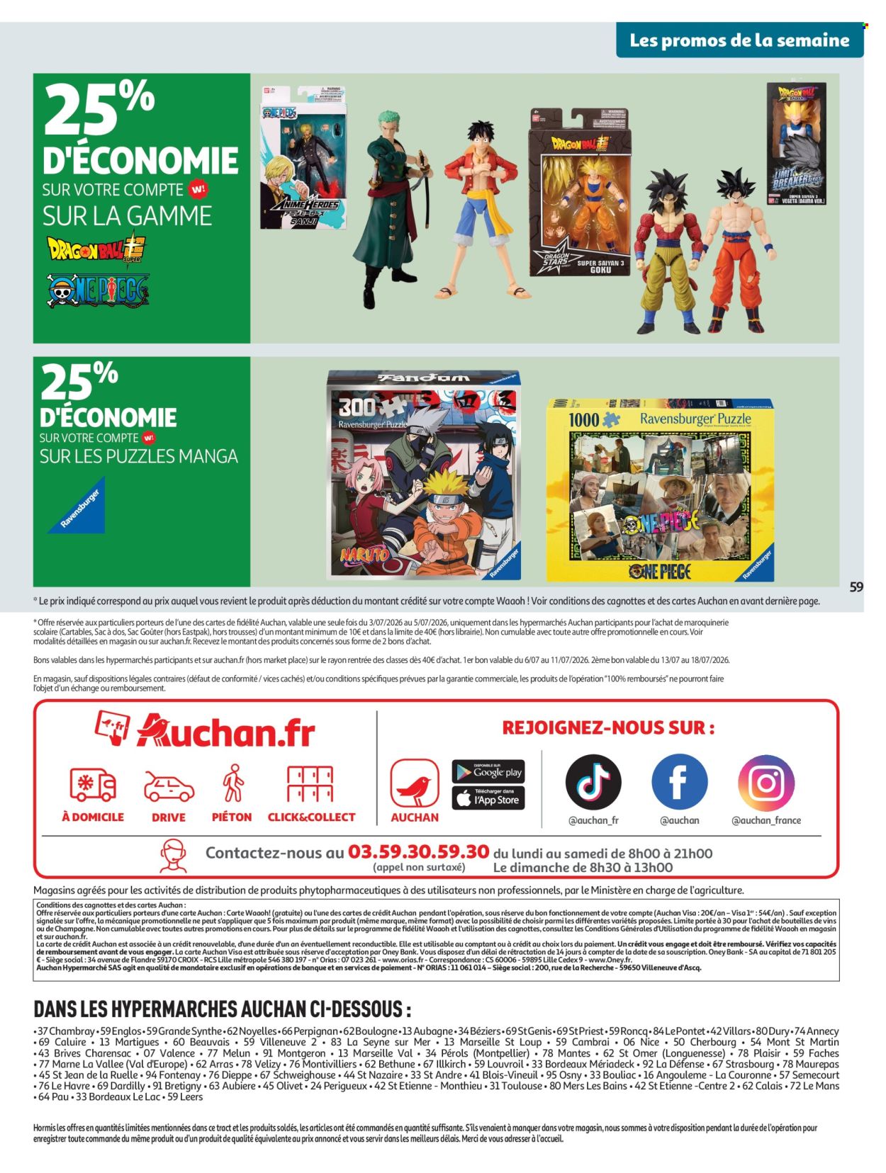 Catalogue Auchan - 30/06/2026 - 12/07/2026. Page 59