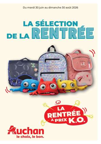 Catalogue Auchan - 30/06/2026 - 30/08/2026.