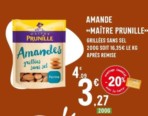 AMANDES «MAÎTRE PRUNILLE»