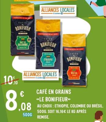 CAFÉ EN GRAINS «LE BONIFIEUR»