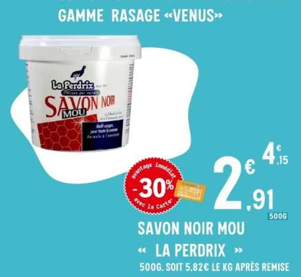SAVON NOIR MOU « LA PERDRIX »