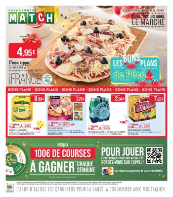 Catalogue Supermarché Match - 30/06/2026 - 12/07/2026.