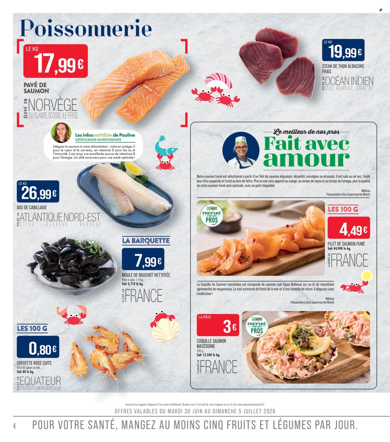 Catalogue Supermarché Match - 30/06/2026 - 12/07/2026. Page 4