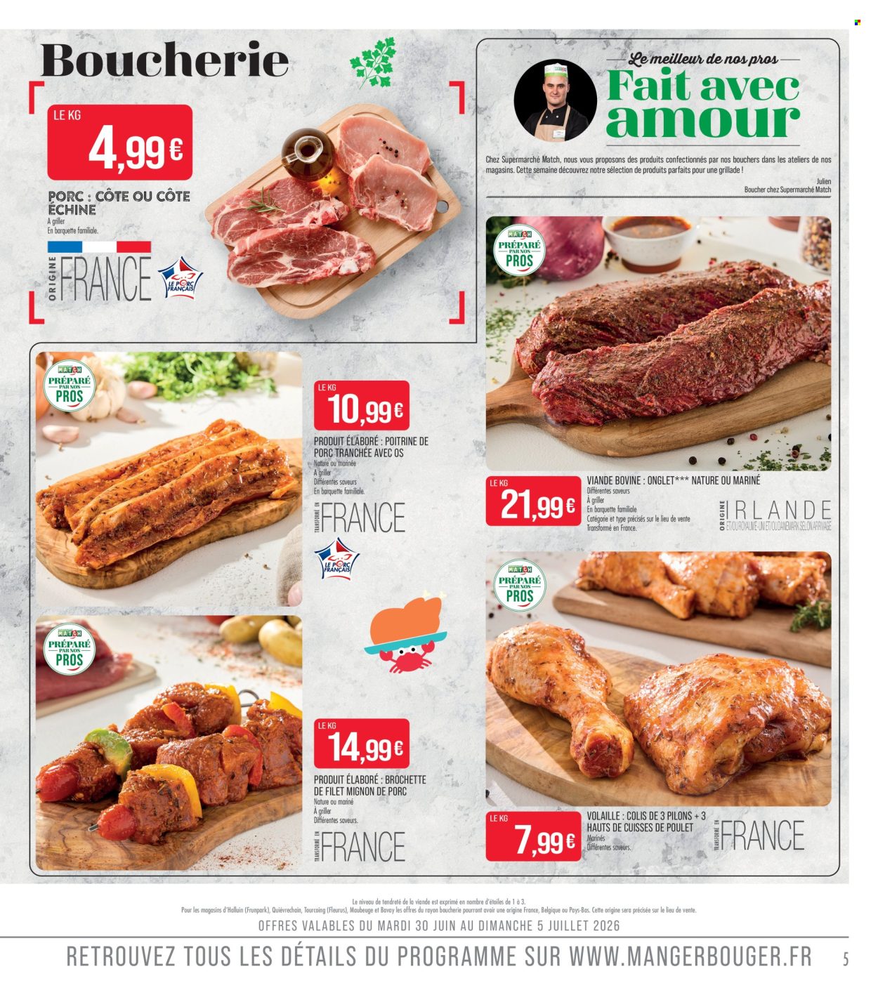 Catalogue Supermarché Match - 30/06/2026 - 12/07/2026. Page 5