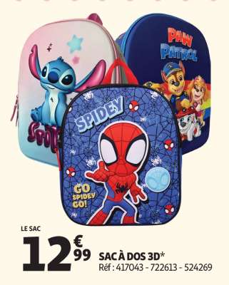 SAC À DOS 3D