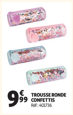 TROUSSE RONDE CONFETTIS