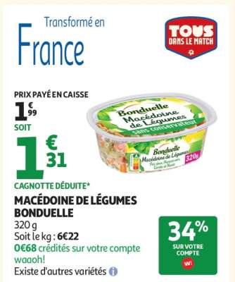 Macédoine De Légumes Bonduelle