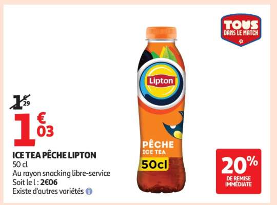 Ice Tea Pêche  Lipton