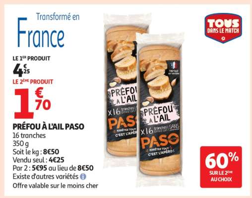Préfou à l'ail PASO