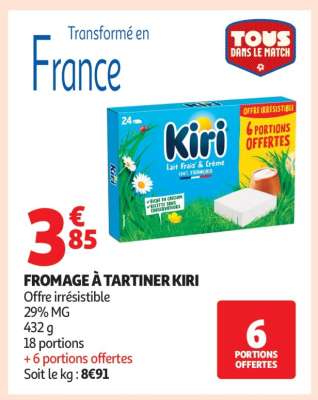 FROMAGE A TARTINER KIRI