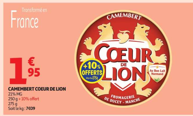 Camembert Coeur De Lion