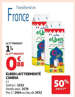 ELBEN Lait Fermenté CANDIA