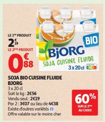 SOJA BIO CUISINE FLUIDE BJORG
