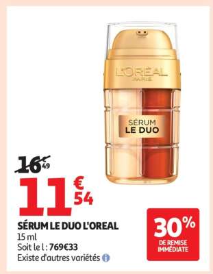 SÉRUM LE DUO L'OREAL