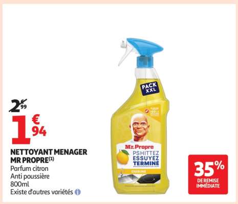 NETTOYANT MÉNAGER "MR PROPRE"