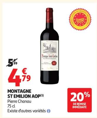 MONTAGNE ST ÉMILION AOP