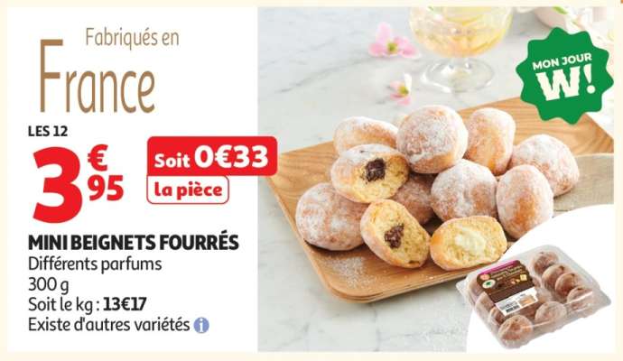 Mini Beignets Fourrés