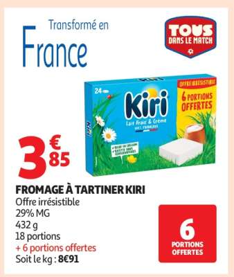 FROMAGE A TARTINER KIRI