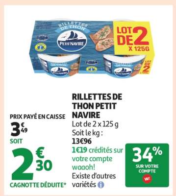 Rillettes De Thon Petit Navire