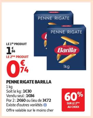 PENNE RIGATE BARILLA