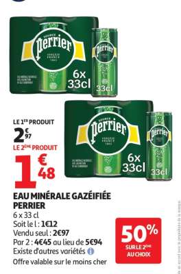 Eau Minérale Gazeifiée Perrier