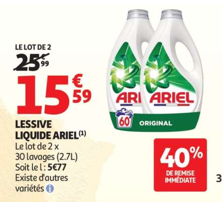 LESSIVE LIQUIDE "ARIEL"