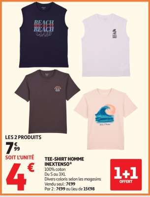 Tee-Shirt Homme Inextenso