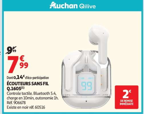 ÉCOUTEURS SANS FIL Q.1605