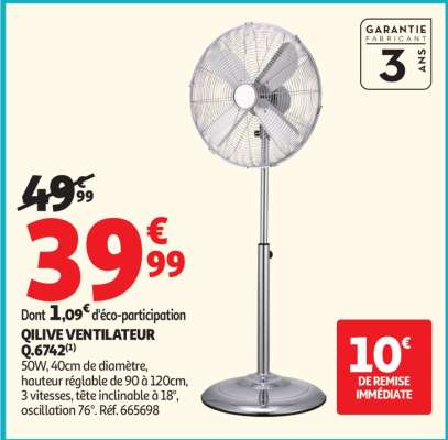 QILIVE VENTILATEUR Q.6742