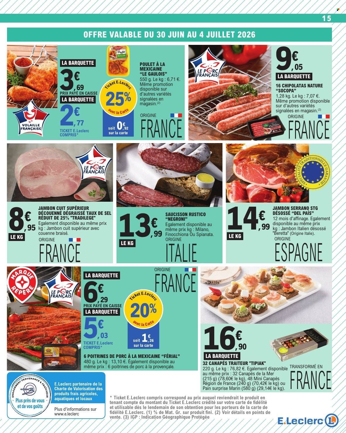 Catalogue E.Leclerc - 30/06/2026 - 11/07/2026. Page 15