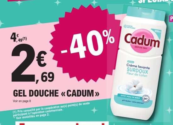 Gel Douche Cadum