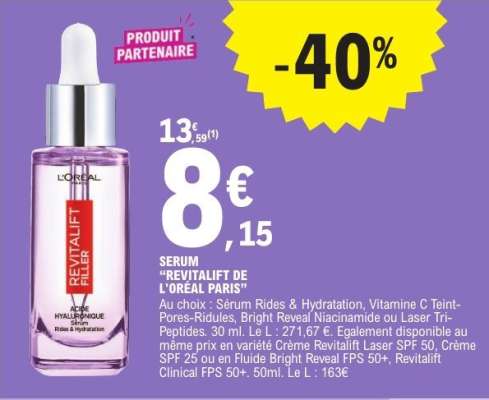SERUM “REVITALIFT DE L'ORÉAL PARIS”