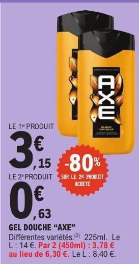 Gel Douche Axe