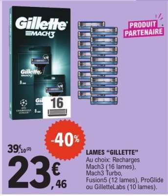 LAMES "GILLETTE"