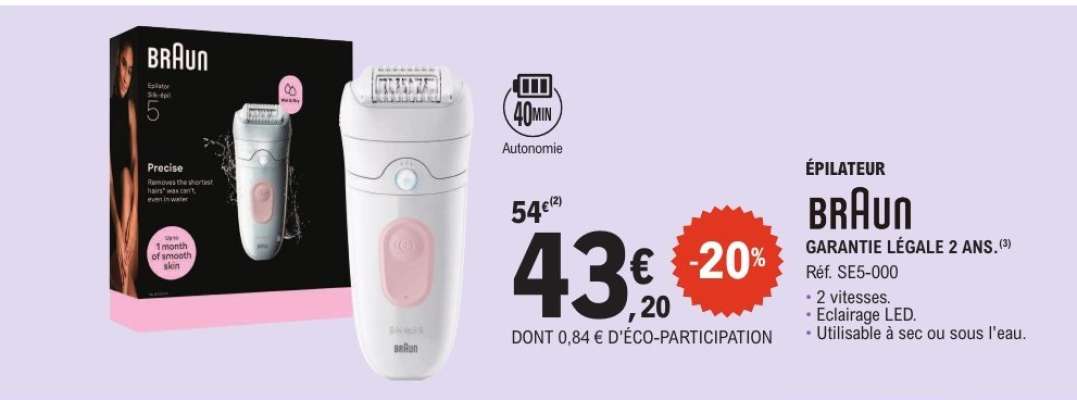 Épilateur BRAUN