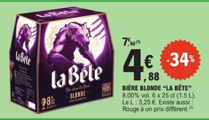 Bière Blonde La Bête
