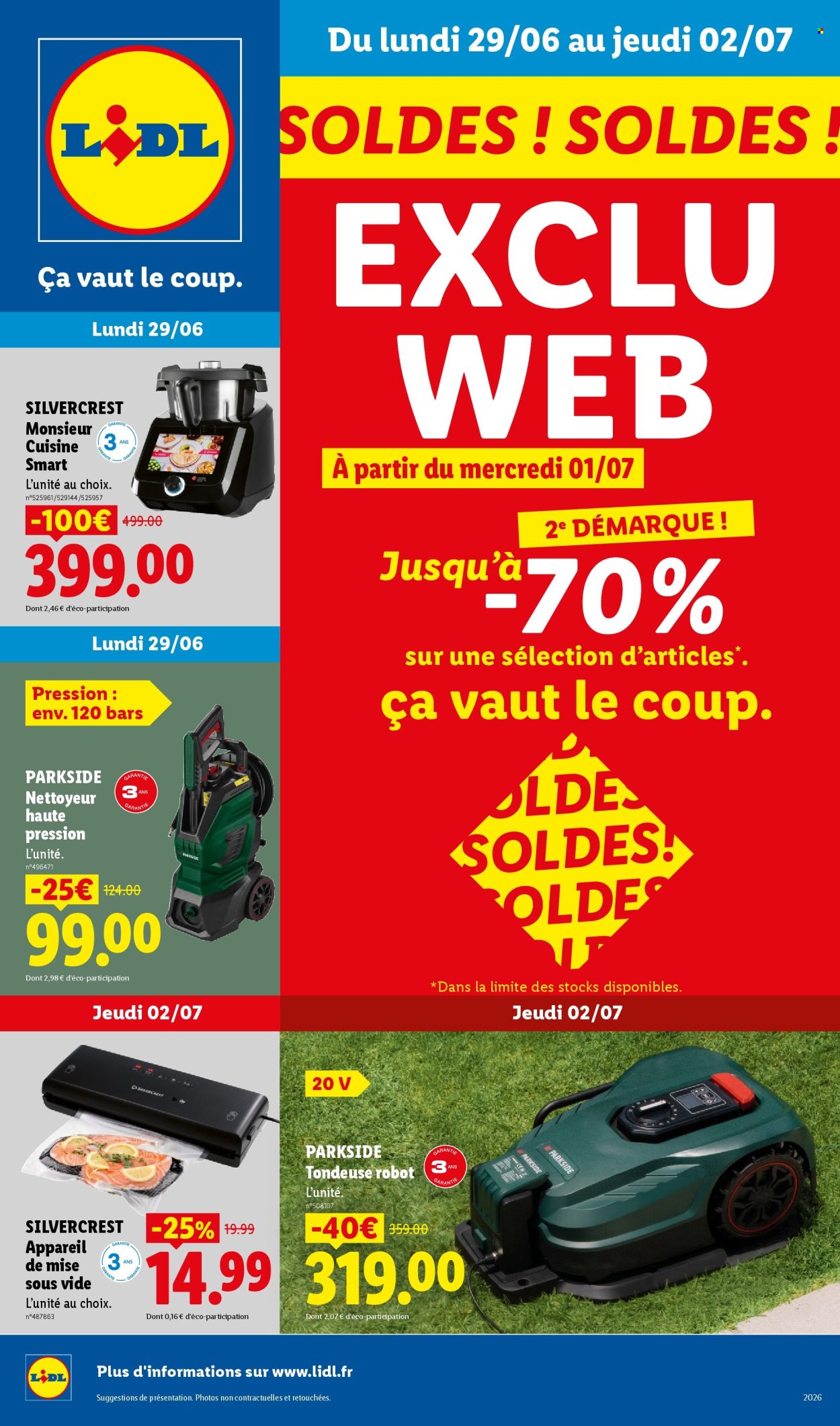Catalogue Lidl - 29/06/2026 - 02/07/2026. Page 1