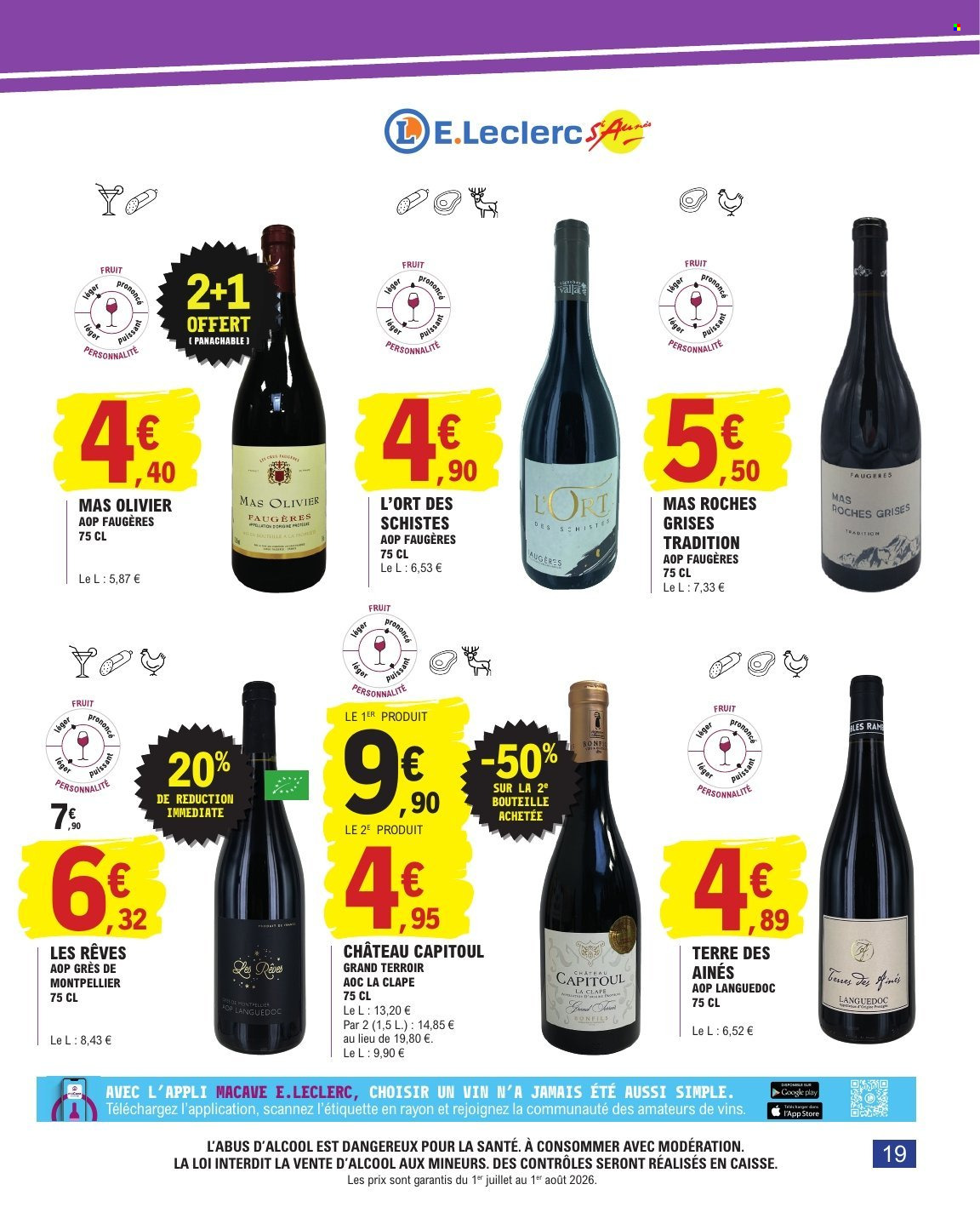 Catalogue E.Leclerc - 01/07/2026 - 01/08/2026. Page 19