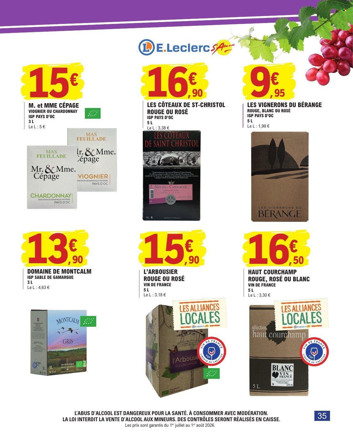 Catalogue E.Leclerc - 01/07/2026 - 01/08/2026. Page 35