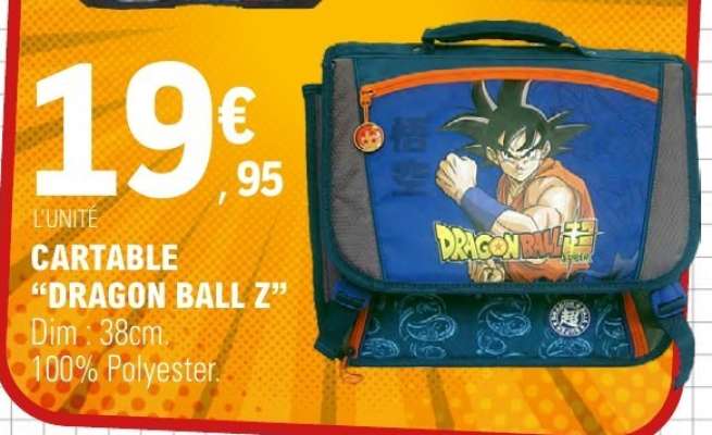 CARTABLE DRAGON BALL Z