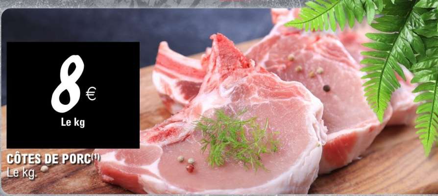 Côtes de porc