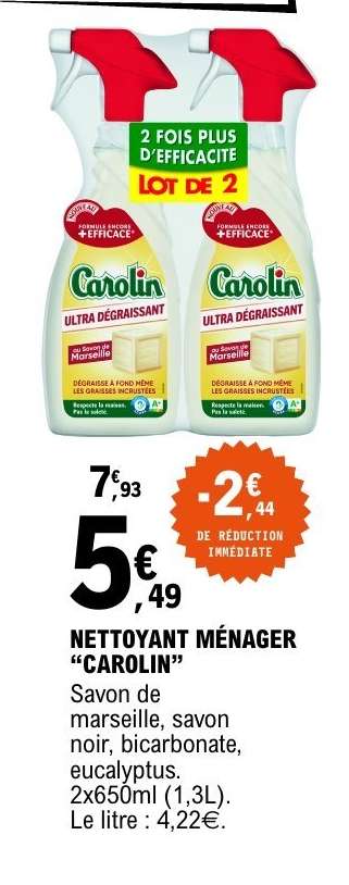 Nettoyant ménager CAROLIN