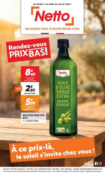 Catalogue Netto - 07/07/2026 - 20/07/2026.