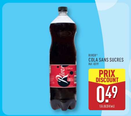 RIVER® COLA SANS SUCRES