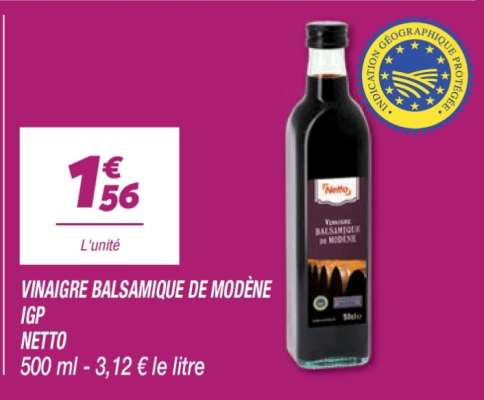 VINAIGRE BALSAMIQUE DE MODÈNE IGP