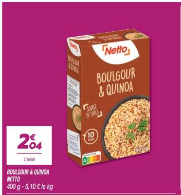 BOULGOUR & QUINOA NETTO