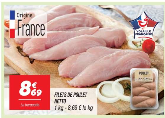 FILETS DE POULET NETTO
